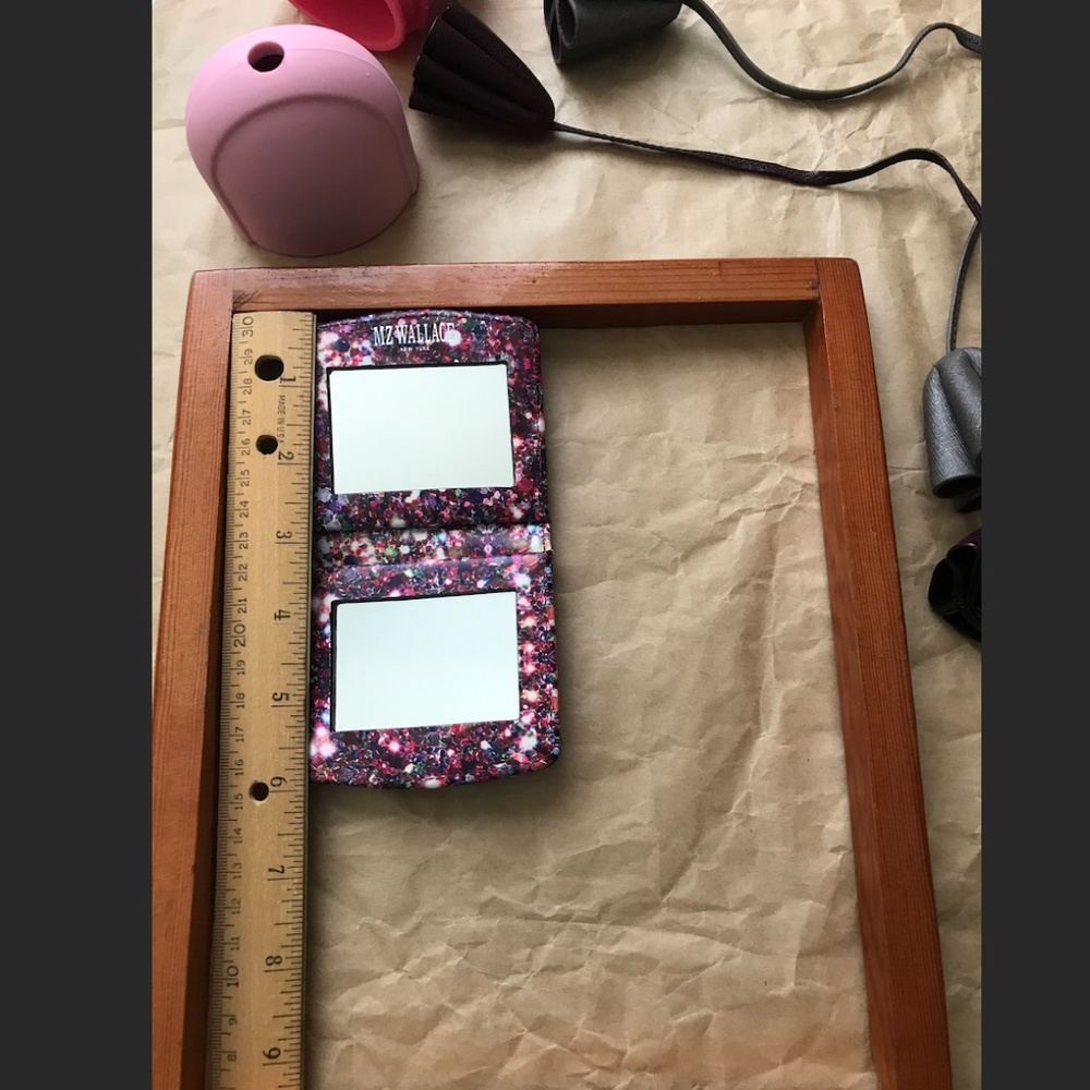 2/$29 Marc Jacobs tassels + facial beauty ice roller + Mz Wallace mirror - Picture 7 of 10